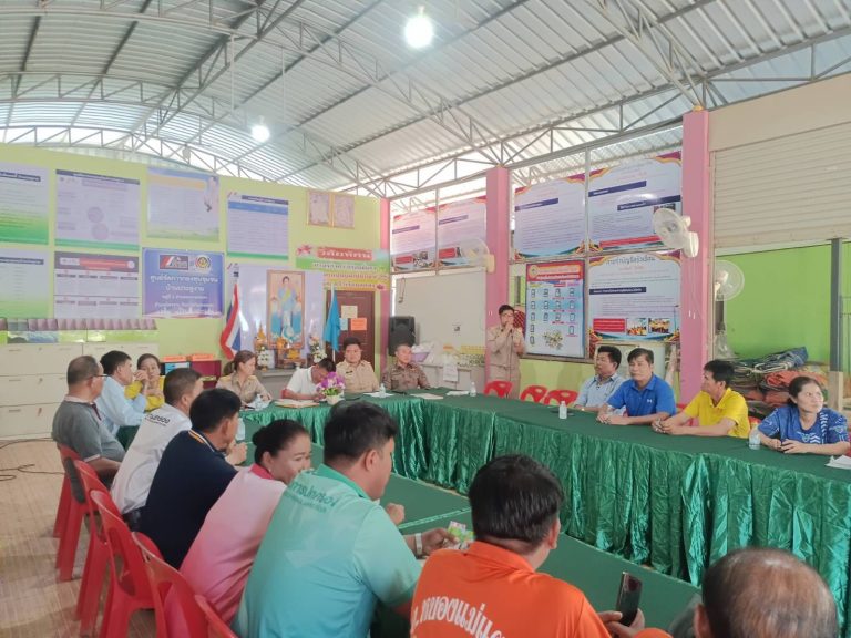 ประชุมตำบลหนองแม่แตงสัญจร ประจำเดือน ตุลาคม