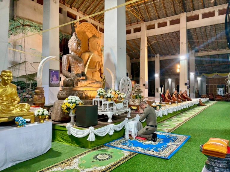 ร่วมเป็นเจ้าภาพสวดพระอภิธรรมศพ